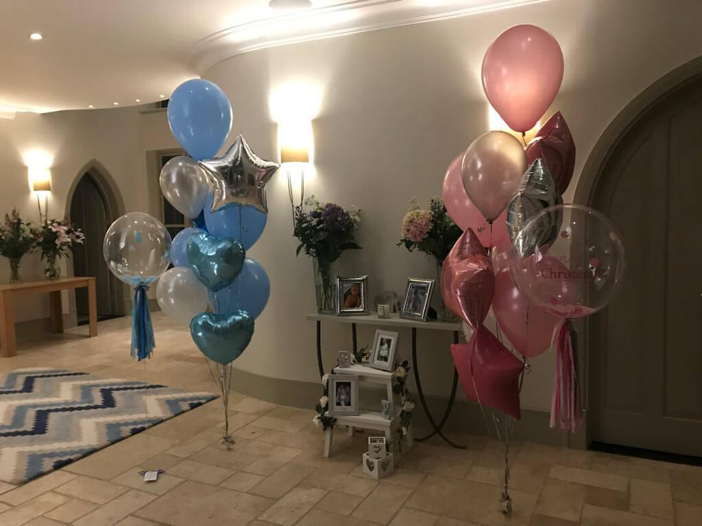 Banging bunches with personalised bubble balloon Airmagination